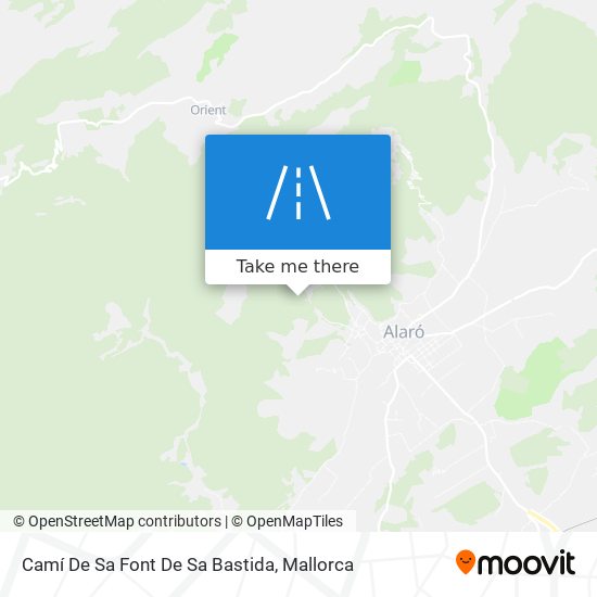 Camí De Sa Font De Sa Bastida map