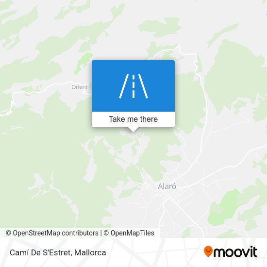 Camí De S'Estret map