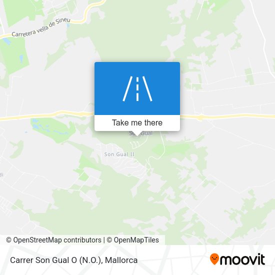 Carrer Son Gual O (N.O.) map