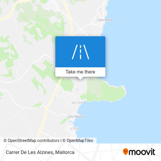 Carrer De Les Alzines map