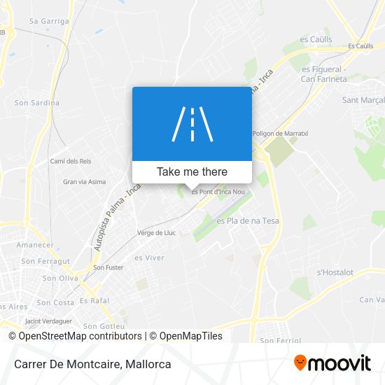 Carrer De Montcaire map
