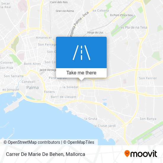Carrer De Marie De Behen map