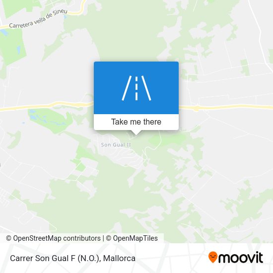 Carrer Son Gual F (N.O.) map