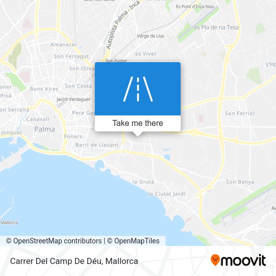 Carrer Del Camp De Déu map