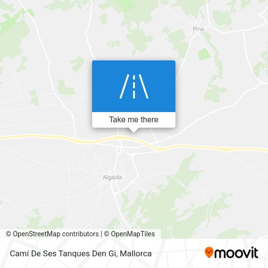 Camí De Ses Tanques Den Gi map