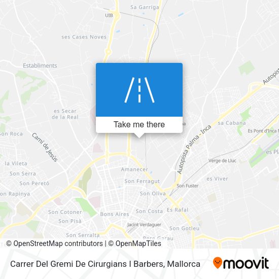 Carrer Del Gremi De Cirurgians I Barbers map