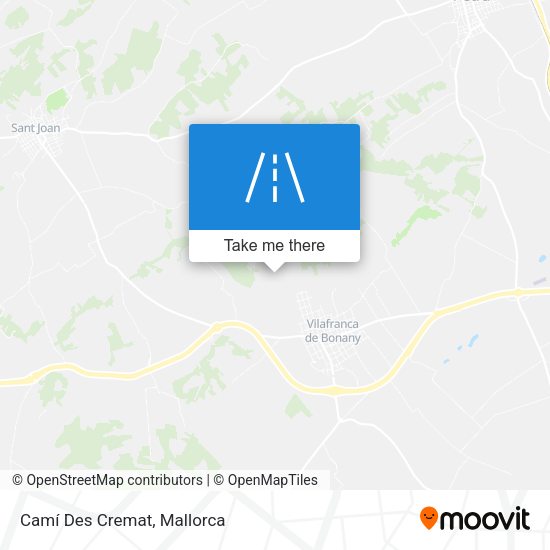 Camí Des Cremat map