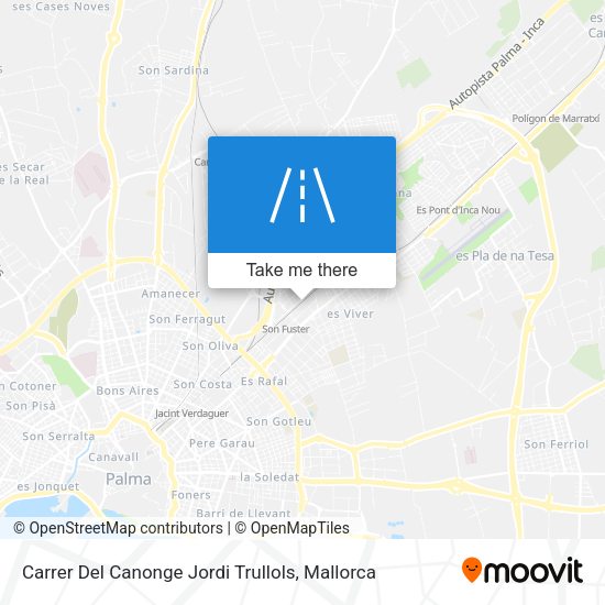 Carrer Del Canonge Jordi Trullols map