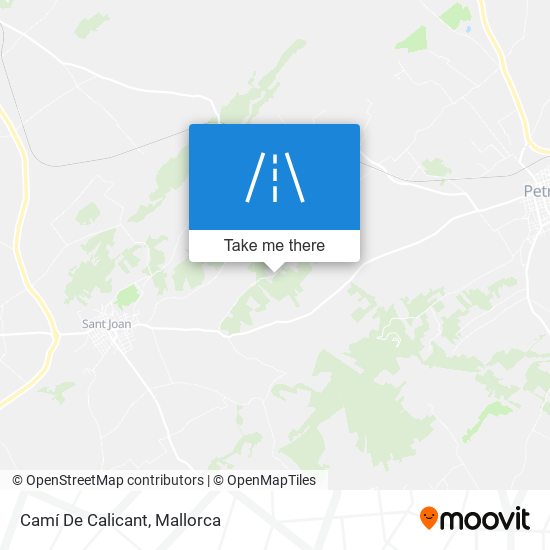 Camí De Calicant map