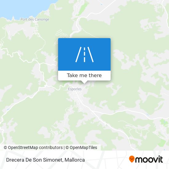 Drecera De Son Simonet map