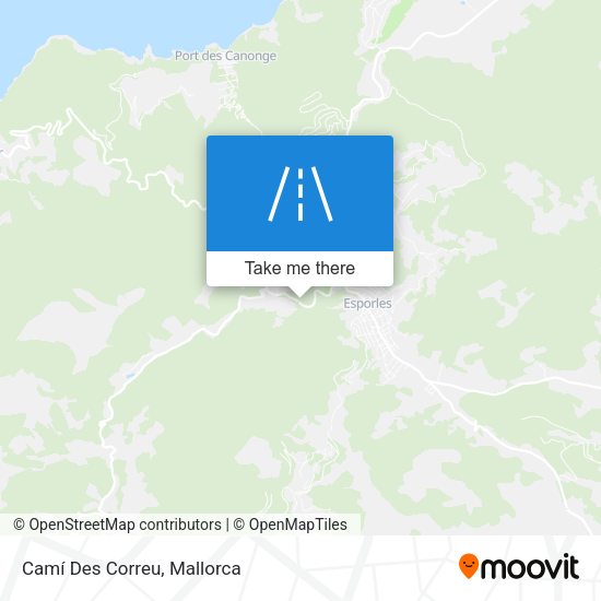 Camí Des Correu map