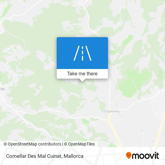 Comellar Des Mal Cuinat map