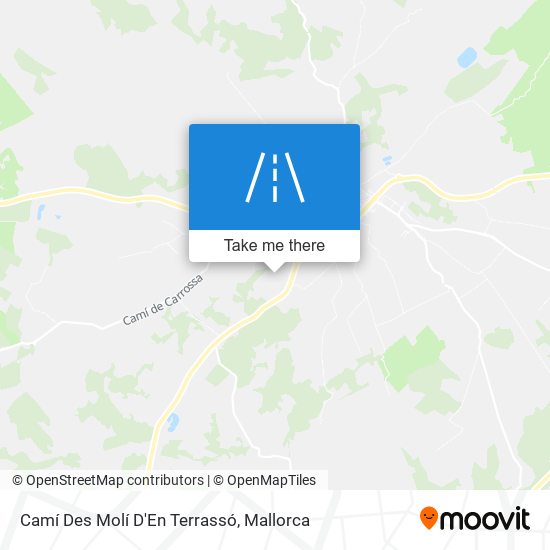 mapa Camí Des Molí D'En Terrassó