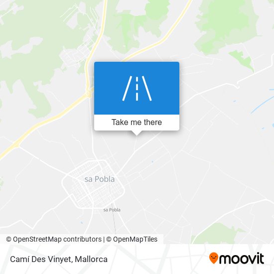 Camí Des Vinyet map