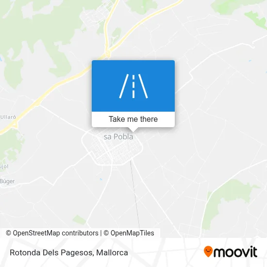 Rotonda Dels Pagesos map