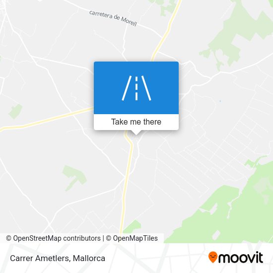 Carrer Ametlers map