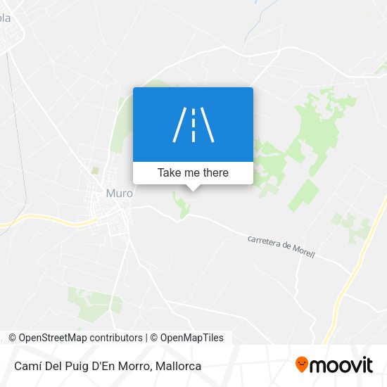 Camí Del Puig D'En Morro map