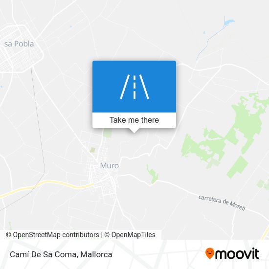 Camí De Sa Coma map