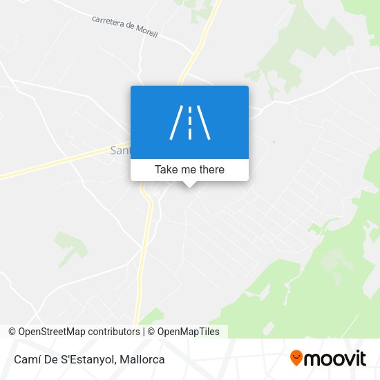 Camí De S'Estanyol map