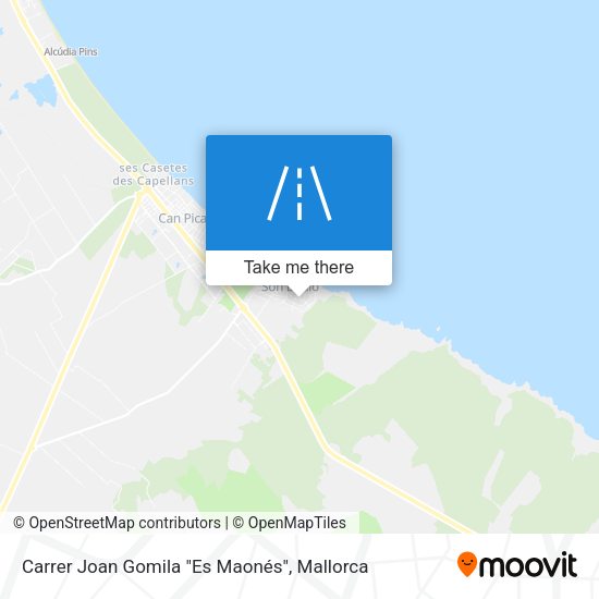 Carrer Joan Gomila "Es Maonés" map