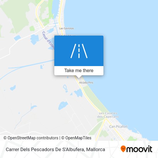 Carrer Dels Pescadors De S'Albufera map
