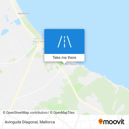 Avinguda Diagonal map