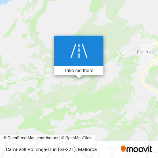 Camí Vell Pollença-Lluc (Gr-221) map