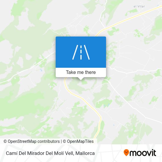 Camí Del Mirador Del Molí Vell map