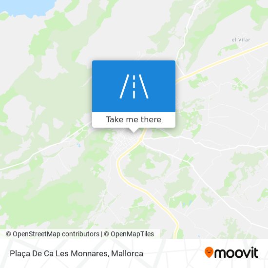 mapa Plaça De Ca Les Monnares