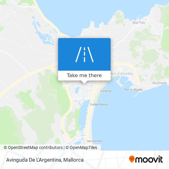 Avinguda De L'Argentina map