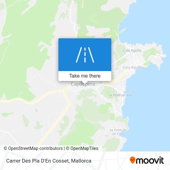 Carrer Des Pla D'En Cosset map