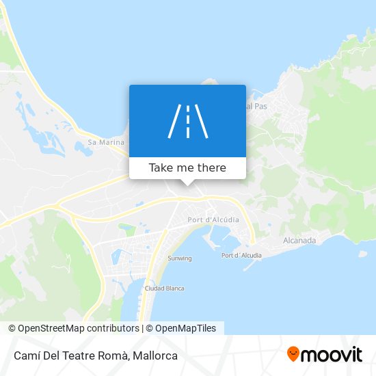 Camí Del Teatre Romà map