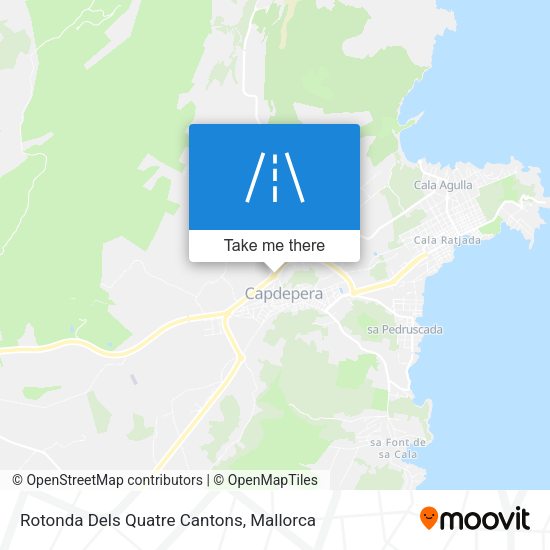 Rotonda Dels Quatre Cantons map