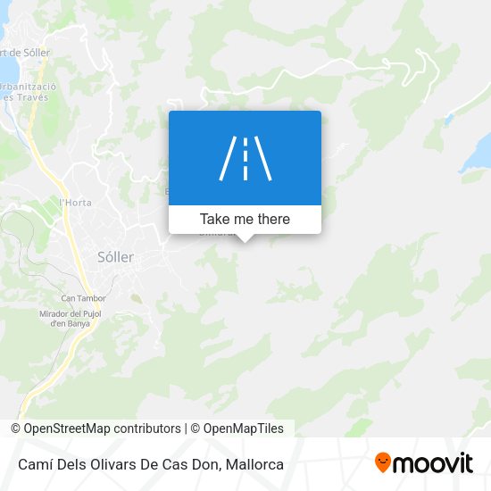 Camí Dels Olivars De Cas Don map