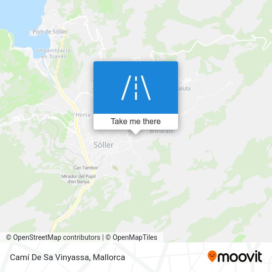 Camí De Sa Vinyassa map