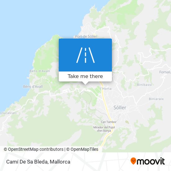 mapa Camí De Sa Bleda