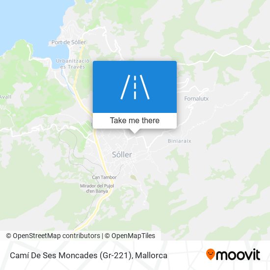 Camí De Ses Moncades (Gr-221) map