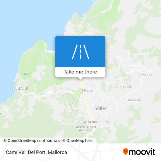 mapa Camí Vell Del Port