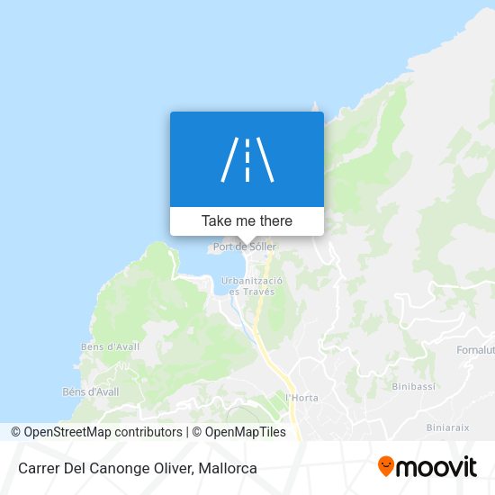 Carrer Del Canonge Oliver map