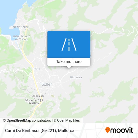 Camí De Binibassí (Gr-221) map