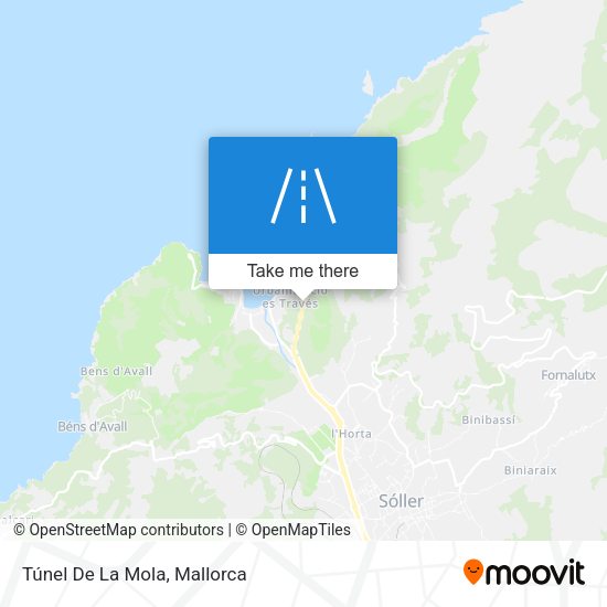 Túnel De La Mola map