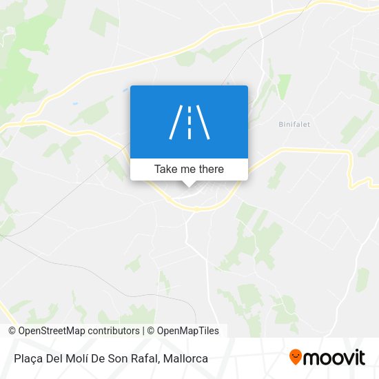 Plaça Del Molí De Son Rafal map