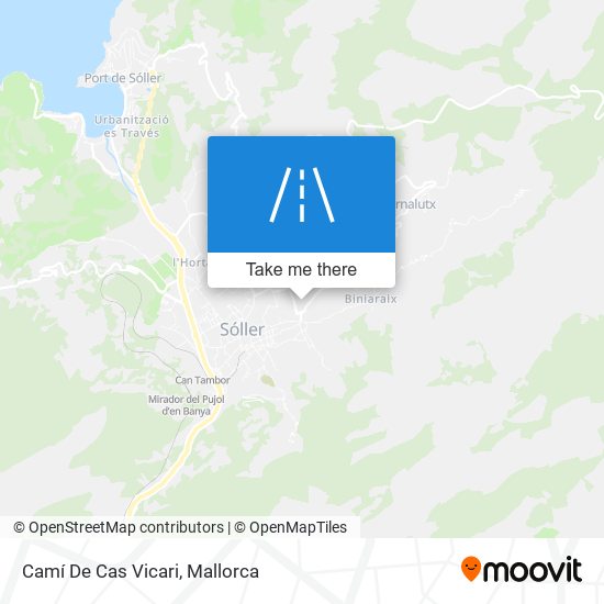Camí De Cas Vicari map