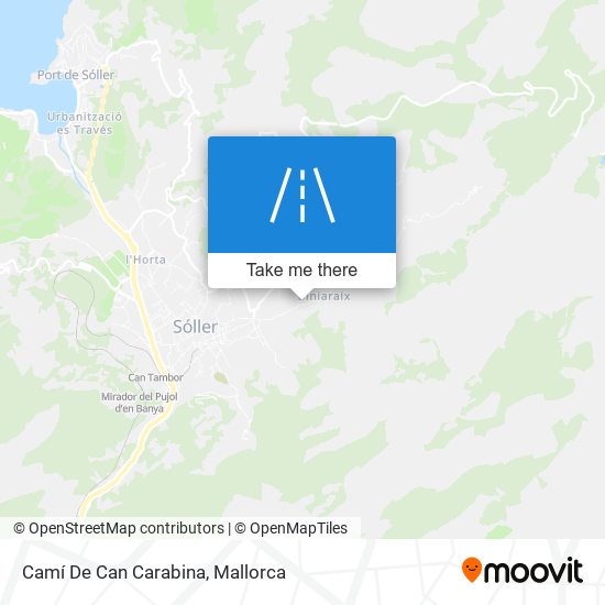 mapa Camí De Can Carabina