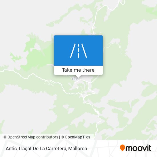 Antic Traçat De La Carretera map