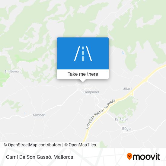 Camí De Son Gassó map