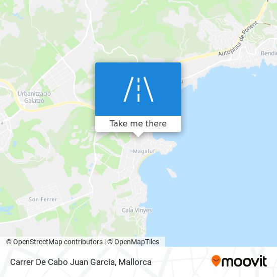 mapa Carrer De  Cabo Juan García