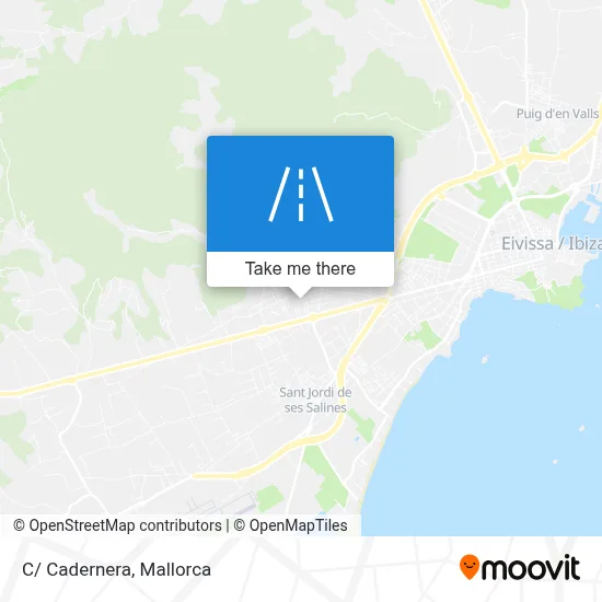 C/ Cadernera map