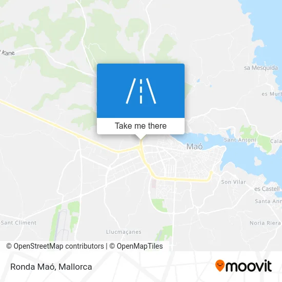 Ronda Maó map