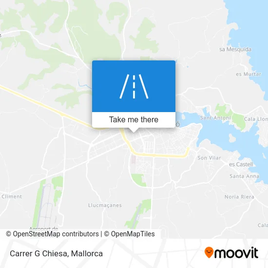 Carrer G Chiesa map